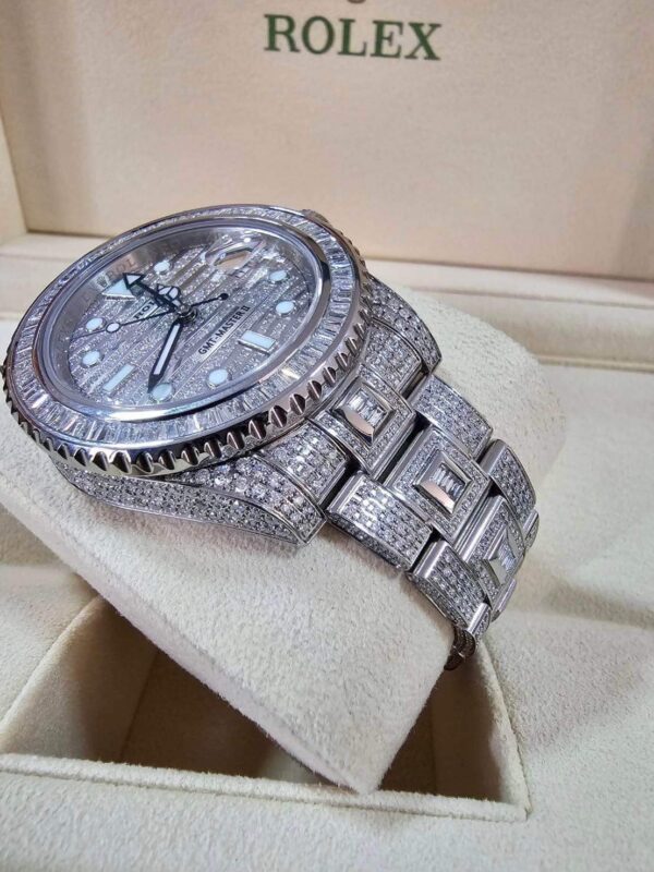 Rolex Gmt master II 40 mm Full Diamond after setting - Image 3