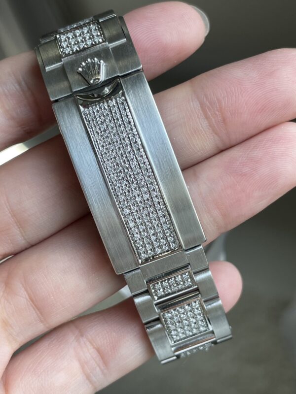 👑Used Rolex submariner After Setting Diamonds 40 mm. - Image 3