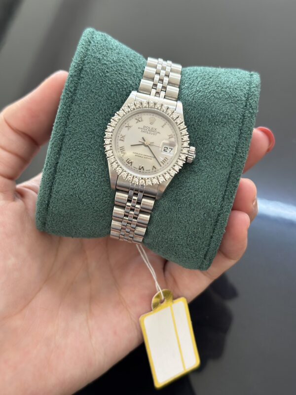 Used Rolex datejust Lady Size 26 mm. ✅Series A ปี2000 ✅หน้าเงิน หลักโรมัน