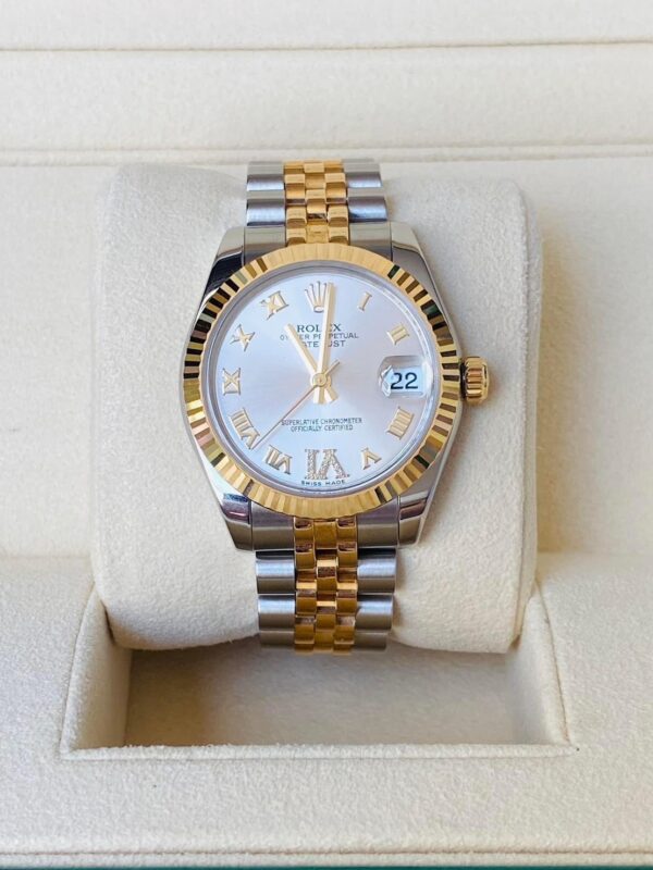 👑Used Rolex Datejust 31mm VI diamond Ref. 178273 ปี2016 หน้า Silver บรอนซ์เงิน หลักเพชรVI - Image 2