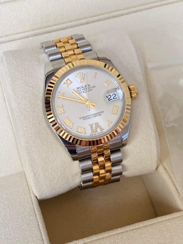 👑Used Rolex Datejust 31mm VI diamond Ref. 178273 ปี2016 หน้า Silver บรอนซ์เงิน หลักเพชรVI - Image 3