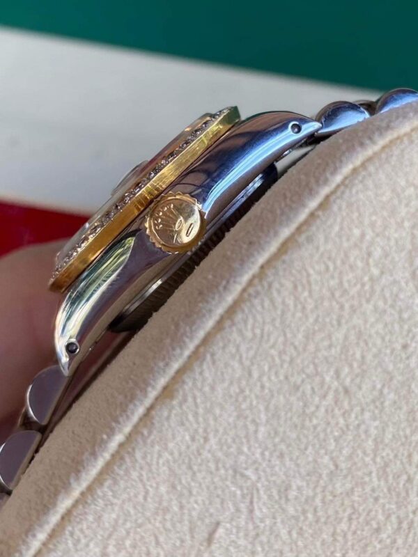 Used Rolex datejust Lady Size 26 mm. ✅หน้าทองปรอท ขีด - Image 3