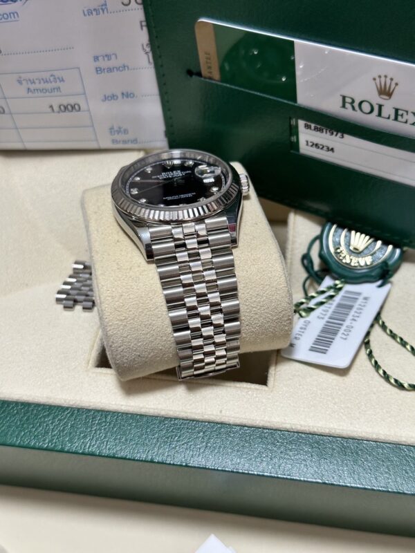 Used Rolex Datejust Kingsize 36 mm.Ref.126234 ✅ปี 2020 ✅หน้าดำหลักเพชร - Image 3