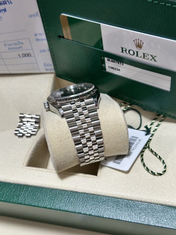 Used Rolex Datejust Kingsize 36 mm.Ref.126234 ✅ปี 2020 ✅หน้าดำหลักเพชร - Image 4