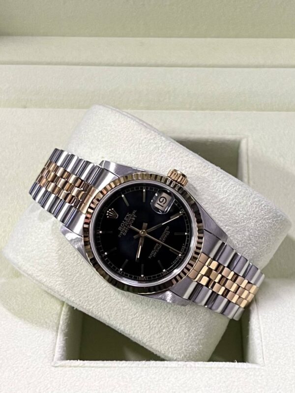 👑Used Rolex datejust Boy Size 31mm. ✅series6 ref.68273 ✅หน้าดำเลขขีด - Image 2
