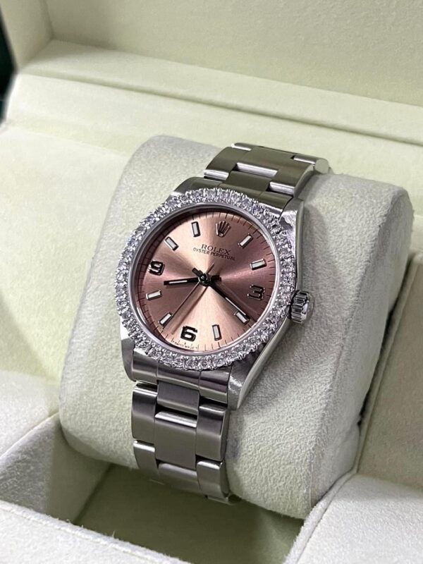 Used Rolex OP Boysize 31 mm. Ref:77080 ✅หน้าแชมเปญ Nodate 369 - Image 3